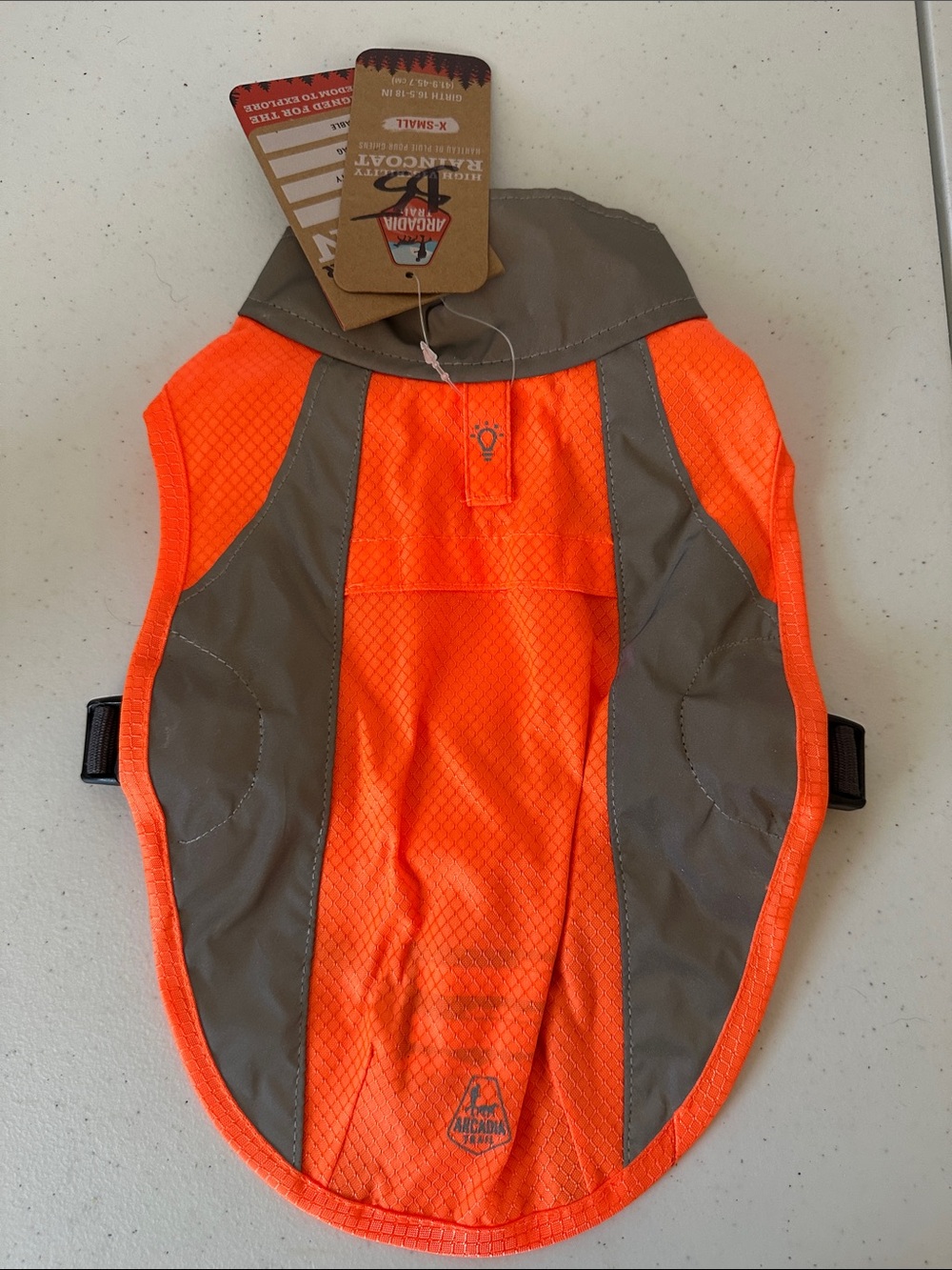 Arcadia Trail Dog Raincoat XS Waterproof Reflective Pet Jacket